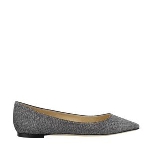 Jimmy Choo Alina Lamė glitter flat